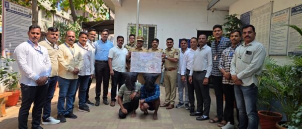 नालासोपारा में घरफोड़ चोरी का खुलासा, दो आरोपी गिरफ्तार; 2.28 लाख के सोने-चांदी के आभूषण बरामद |
