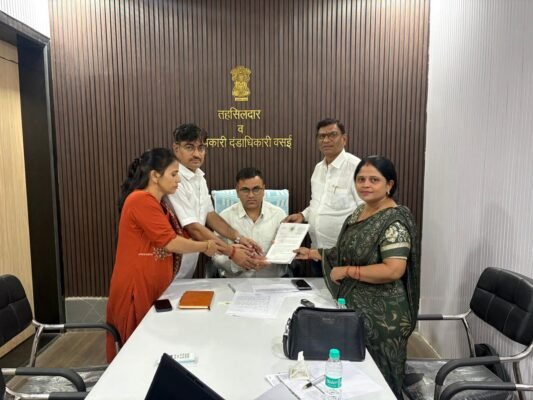 नालासोपारा में अतिवृष्टि प्रभावित नागरिकों और व्यापारियों को जल्द मुआवजा देने की मांग |