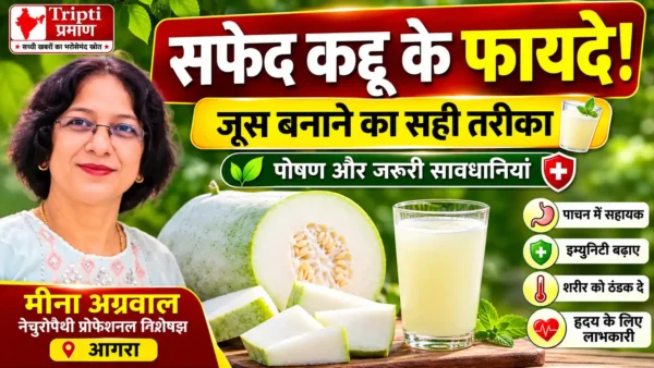 सफेद कद्दू (कुम्हड़ा): पोषण और स्वास्थ्य के लिए उपयोगी, जानिए इसके फायदे और जूस बनाने का तरीका |